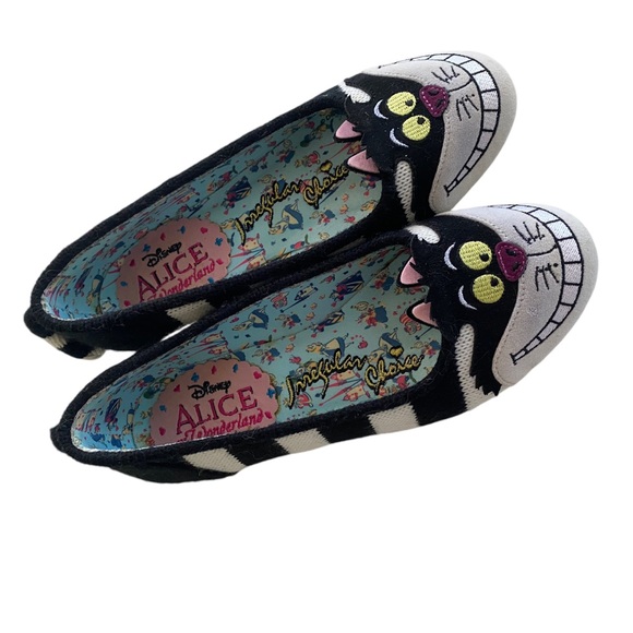 Irregular Choice’s “Alice in Wonderland” collection: Cheshire CATS flats 37 6.5 - Picture 6 of 12
